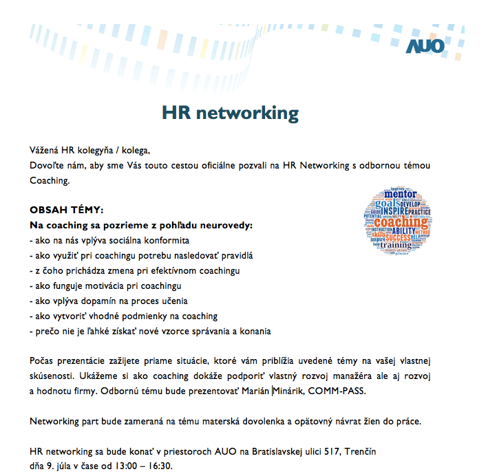 pozvanka_HR networking_AUO_Jul 2015